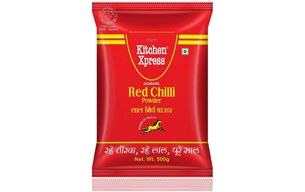 Kitchen Xpress Red Chilli Powder    Pack  500 grams